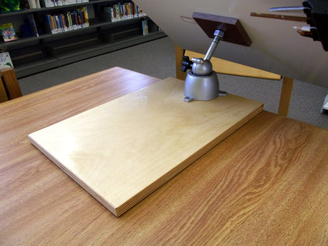 A) Large Top Orbital Easel Desktop model