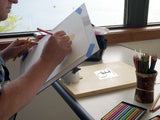 A) Large Top Orbital Easel Desktop model